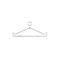 Phillips Safety Closed Top Chrome Wire Apron Hanger