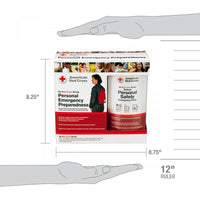 First Aid Only American Red Cross Deluxe Personal Safety Emergency Pack(Pack of 8)