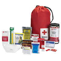 First Aid Only American Red Cross Deluxe Personal Safety Emergency Pack(Pack of 8)