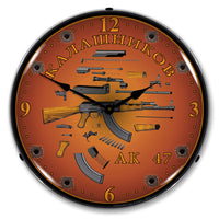 Avtomat Kalashnikov, AK 47 14" LED Wall Clock