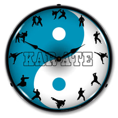 Karate 14" LED Wall Clock