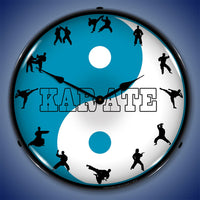 Karate 14" LED Wall Clock
