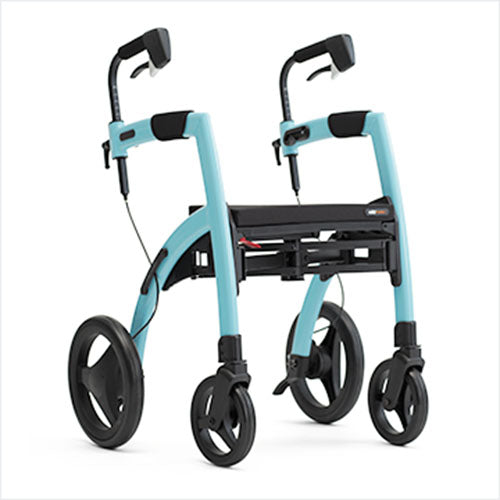 Rollz Motion 2 Convertible 2-in-1 Rollator & Transport Chair – Effortless Freedom and Mobility for Home & Outings