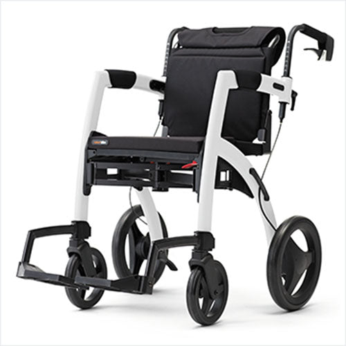 Rollz Motion 2 Convertible 2-in-1 Rollator & Transport Chair – Effortless Freedom and Mobility for Home & Outings