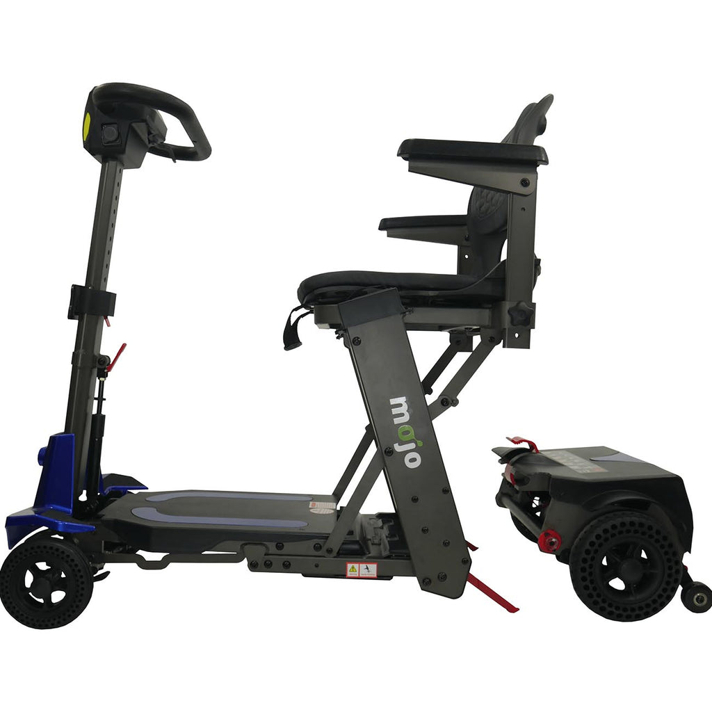 Enhance Mobility Mojo Auto-Fold Scooter – Lightweight Magnesium Frame for Stress-Free Travel