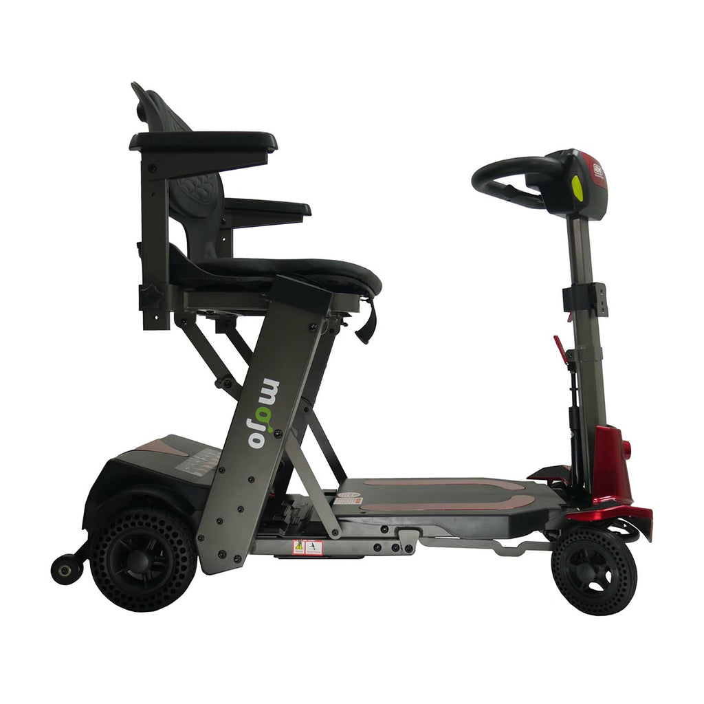 Enhance Mobility Mojo Auto-Fold Scooter – Lightweight Magnesium Frame for Stress-Free Travel