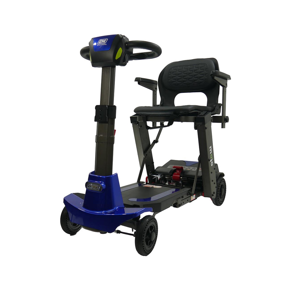 Enhance Mobility Mojo Auto-Fold Scooter – Lightweight Magnesium Frame for Stress-Free Travel