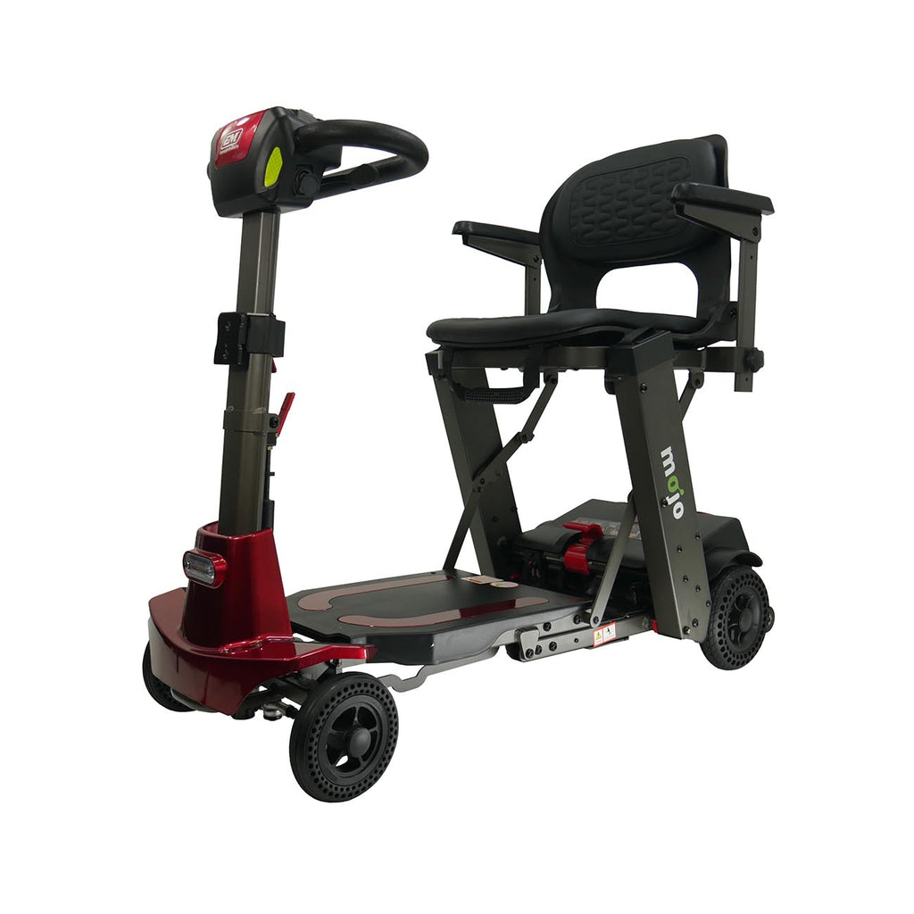 Enhance Mobility Mojo Auto-Fold Scooter – Lightweight Magnesium Frame for Stress-Free Travel