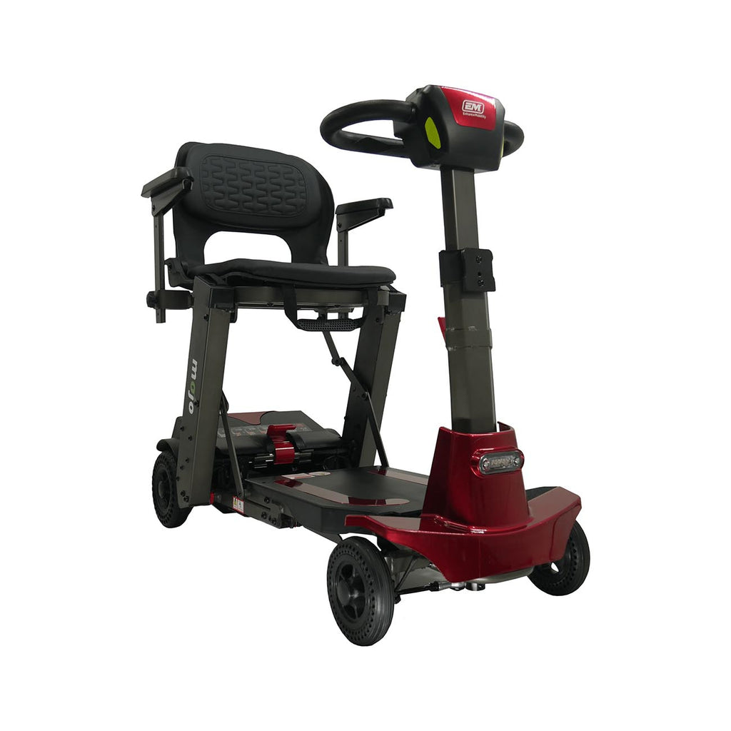 Enhance Mobility Mojo Auto-Fold Scooter – Lightweight Magnesium Frame for Stress-Free Travel