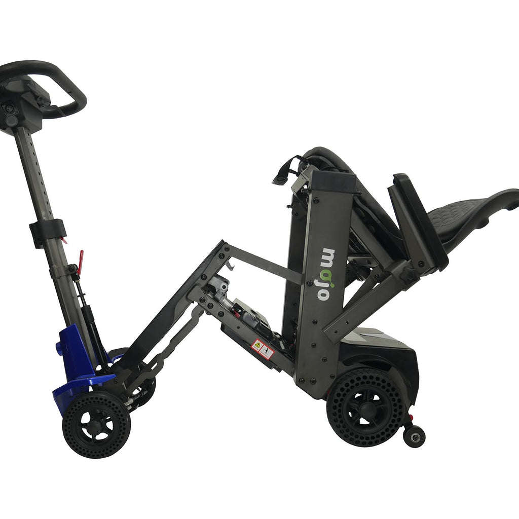 Enhance Mobility Mojo Auto-Fold Scooter – Lightweight Magnesium Frame for Stress-Free Travel
