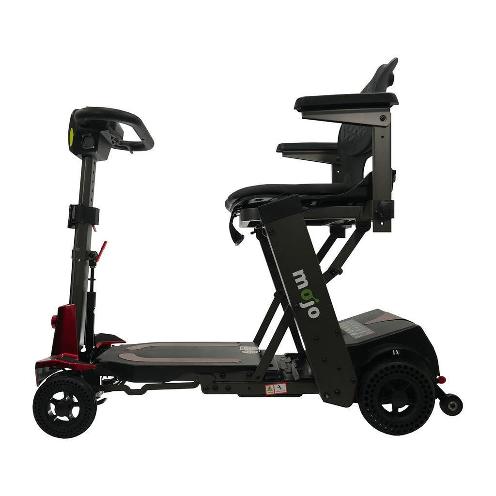 Enhance Mobility Mojo Auto-Fold Scooter – Lightweight Magnesium Frame for Stress-Free Travel