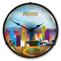 Phoenix Skyline 14" LED Wall Clock