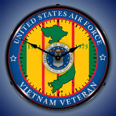 Air Force Vietnam Veteran 14" LED Wall Clock