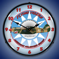 Flying Tigers 14" LED Wall Clock