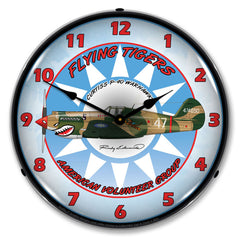 Flying Tigers 14" LED Wall Clock