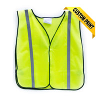 MayDay Yellow Mesh Safety Vest with Reflective Stripes (10-Pack)