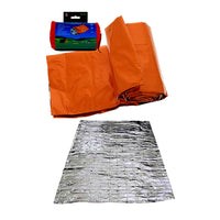 84' x 36' Heavy Duty Orange Emergency Survival Sleeping Bag (6-Pack)