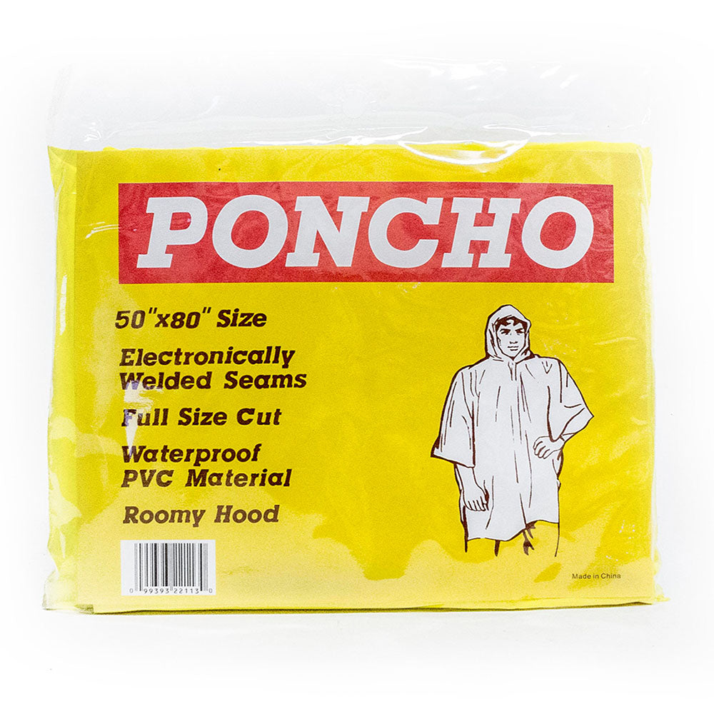 MayDay 10748 50" x 80" Adult Heavy Duty Emergency Poncho
