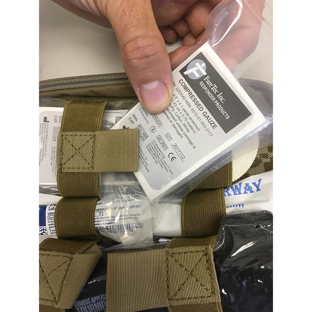 Responder Compressed Gauze | High-Yield 6-Ply Cotton Trauma Dressing
