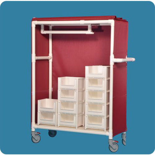 IPU Adapt-A-Cart – Versatile Antimicrobial PVC Multi-Shelf Adjustable Storage System