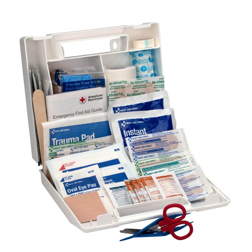 First Aid Only 10 Person Sports First Aid Kit, Plastic Case
