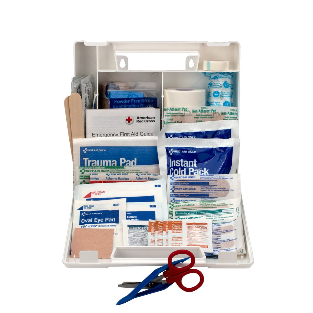 First Aid Only 10 Person Sports First Aid Kit, Plastic Case