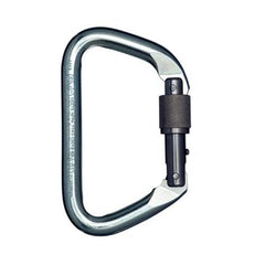 SMC Large Steel Locking D Carabiner