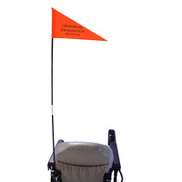 Diestco Folding Safety Flag - Safety Flagpole Only