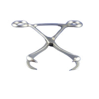 Jorgensen Labs Twin Point Fragment Forceps, Straight Tip
