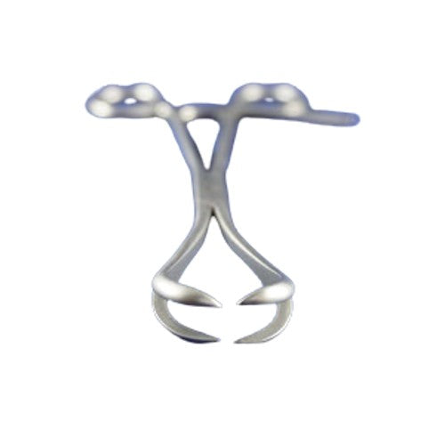 Jorgensen Labs Twin Point Fragment Forceps Straight Tip for Orthopedic Bone Fixation