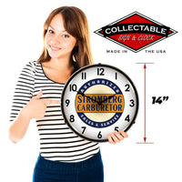 Stromberg Carburetor Authorized Sales & Service 14" LED Wall Clock