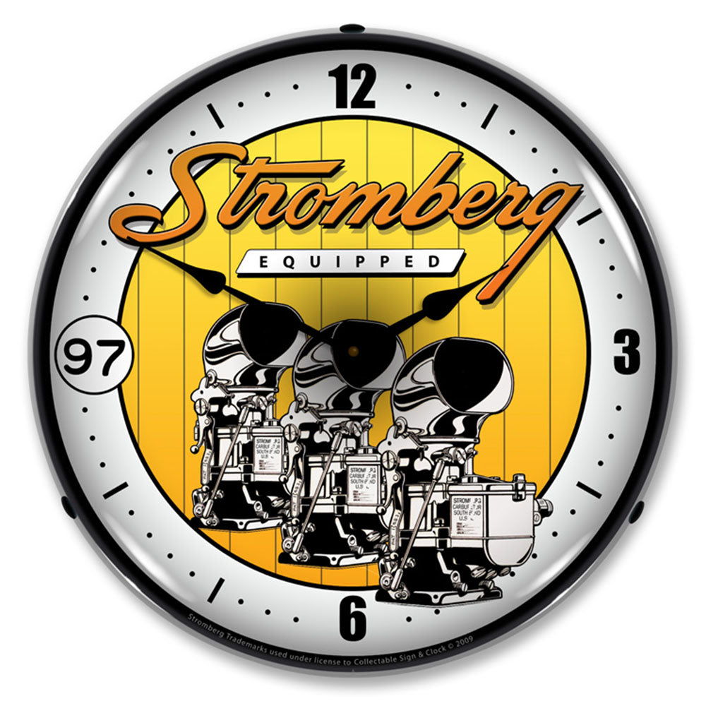 Stromberg Equipped Carburetor 14" LED Wall Clock