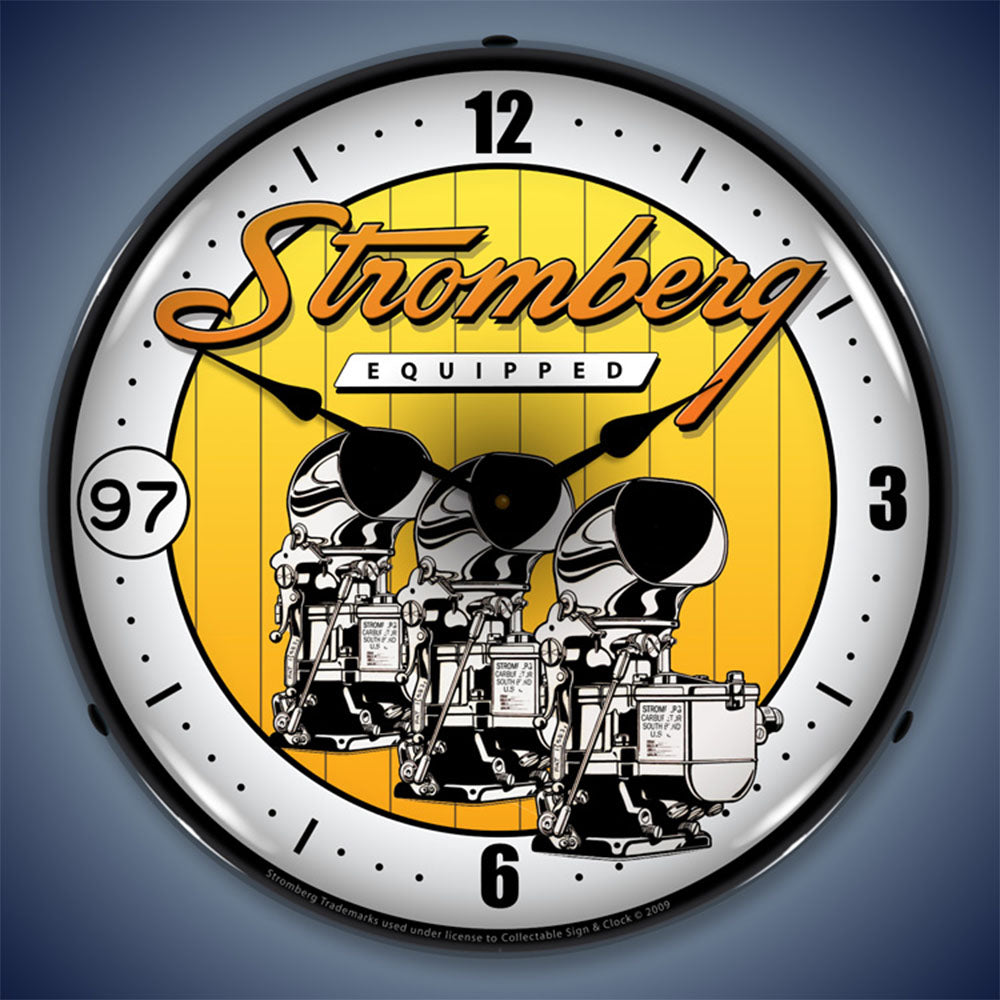 Stromberg Equipped Carburetor 14" LED Wall Clock