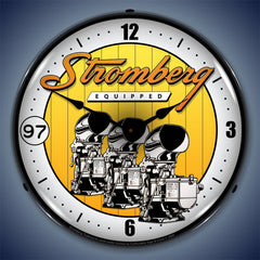 Stromberg Equipped Carburetor 14" LED Wall Clock