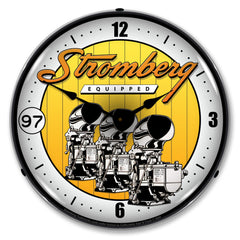 Stromberg Equipped Carburetor 14" LED Wall Clock