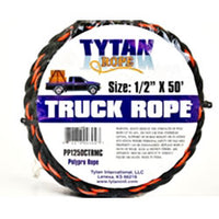 Tytan 1/2" x 50' Black & Orange Truck Rope (4-Pack)