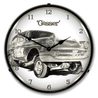 Gasser Hot Rod 14" LED Wall Clock