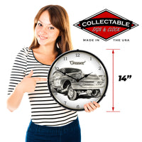 Gasser Hot Rod 14" LED Wall Clock