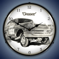 Gasser Hot Rod 14" LED Wall Clock