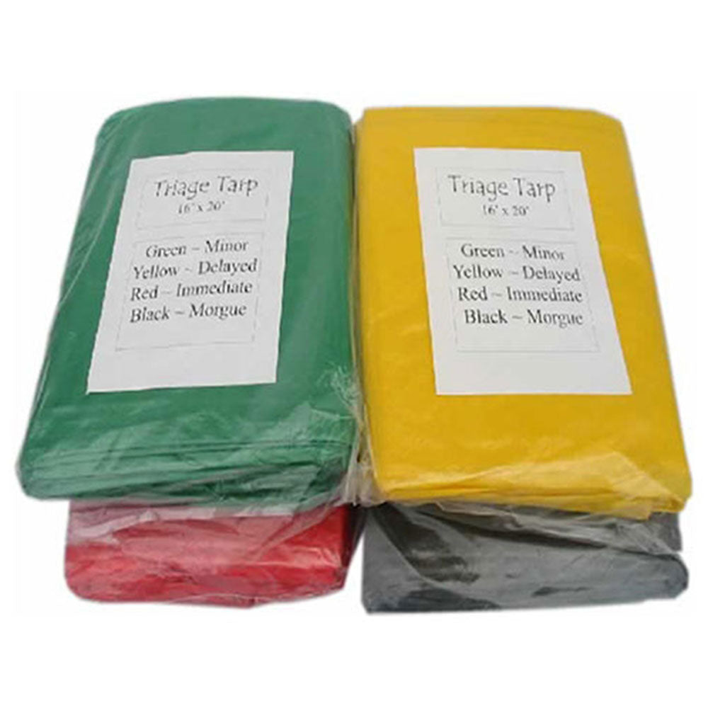 emergency tarp MayDay Triage Tarps - Set of 4 Color-Coded Emergency Response Mats