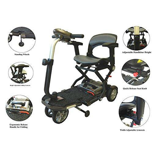 EV Rider Adjustable Armrests for Transport Plus Mobility Scooter Only