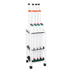 MJM Therapy Rehab Weight Bars Mobile Storage Cart
