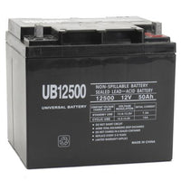 Universal Battery 12V 50 Ah SLA/AGM Battery