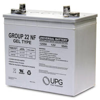 Universal Battery 12V 55 Ah Sealed Gel Battery