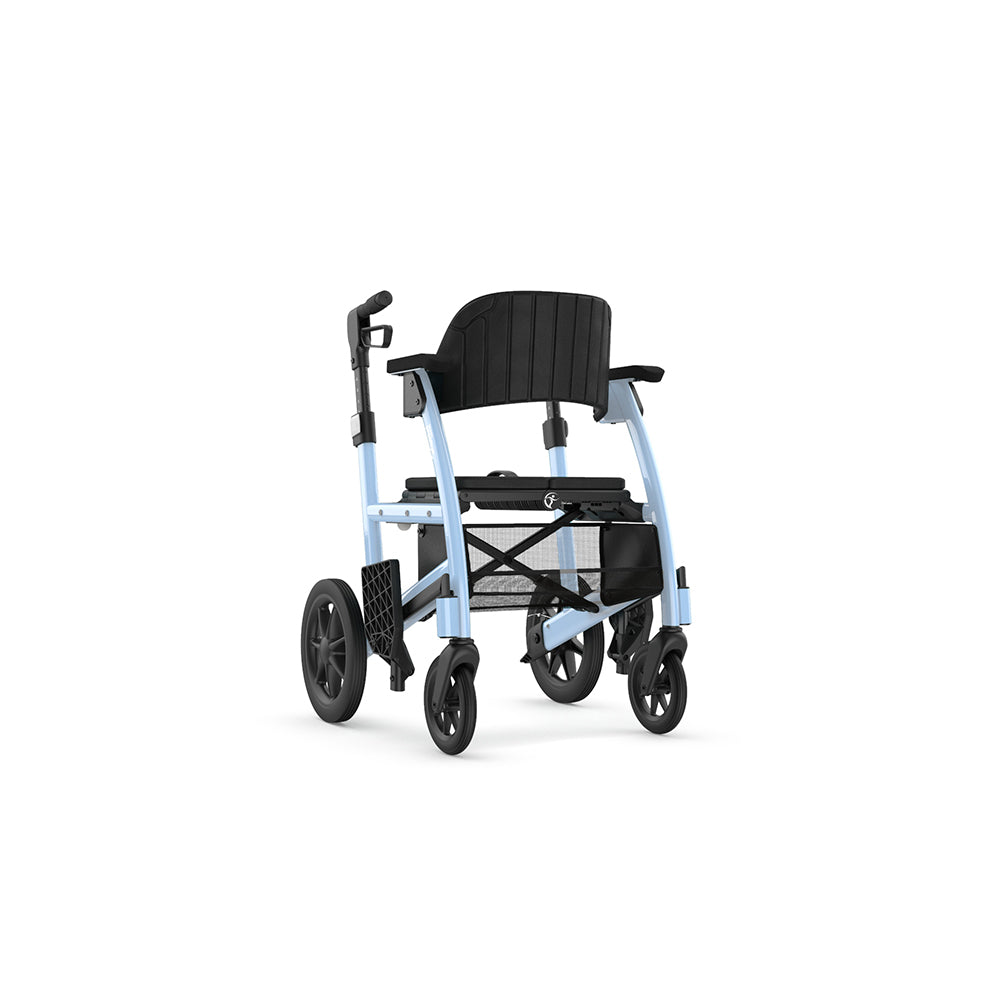 Triumph Mobility Prestige All-in-One Rollator and Transport Chair with Folding Frame