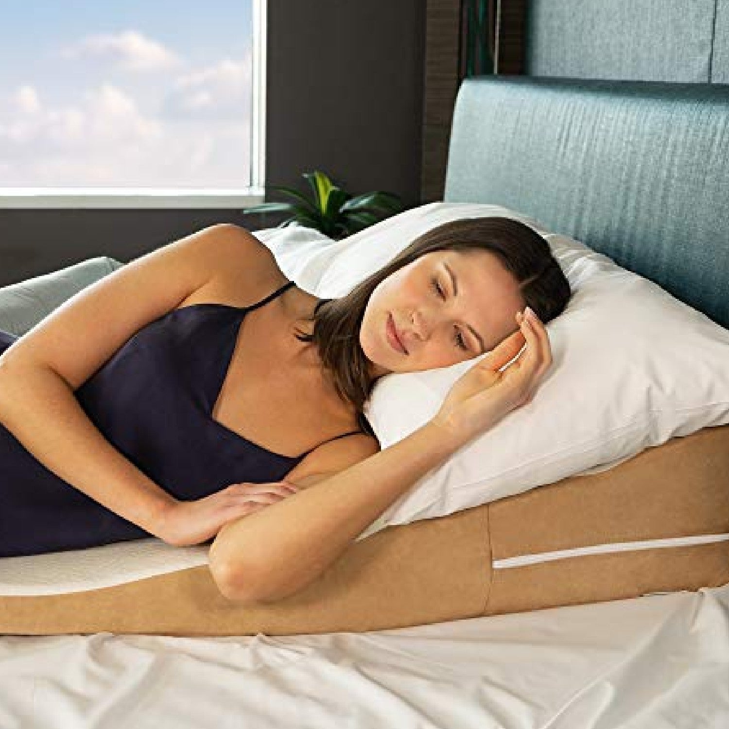 Avana Bed Wedge Memory Foam Pillow Avana Size Queen