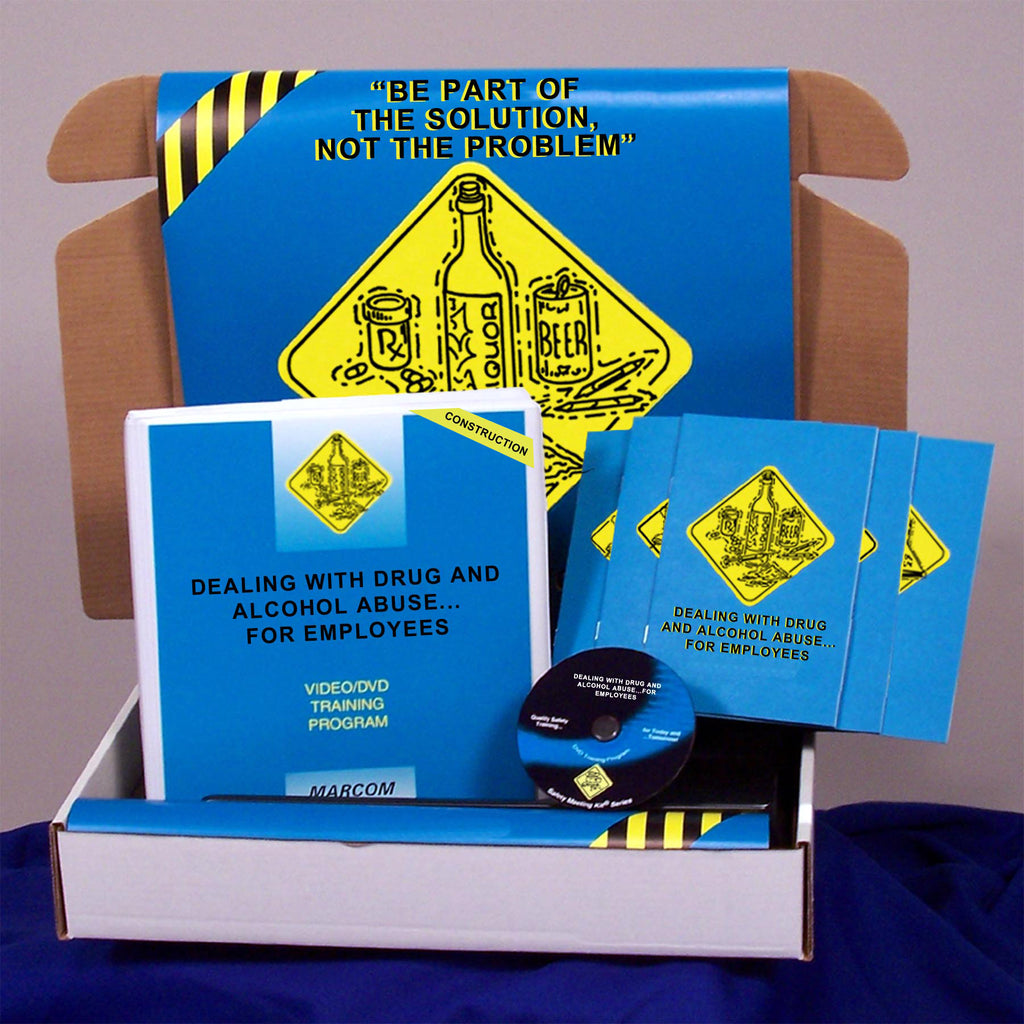 MARCOM Drug & Alcohol Abuse for Employees in Construction Environments Safety Kit