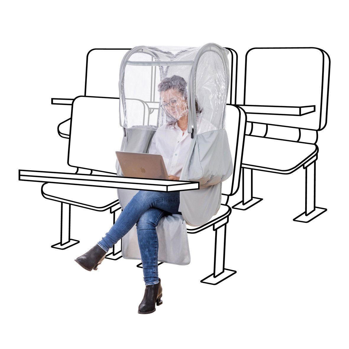 Moving Life ViraShield Multi-Use Personal Enclosure | Portable 360 ...