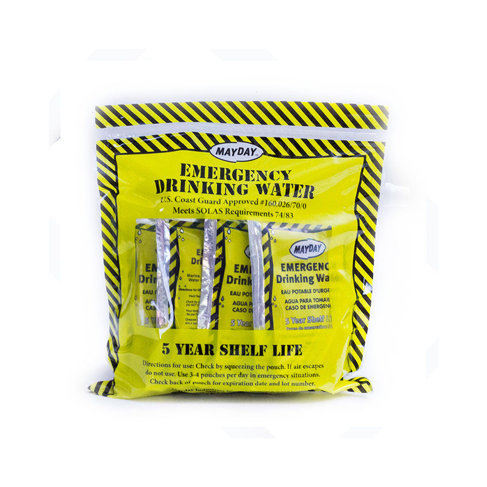MayDay 73013 6-Pouch Emergency Drinking Water