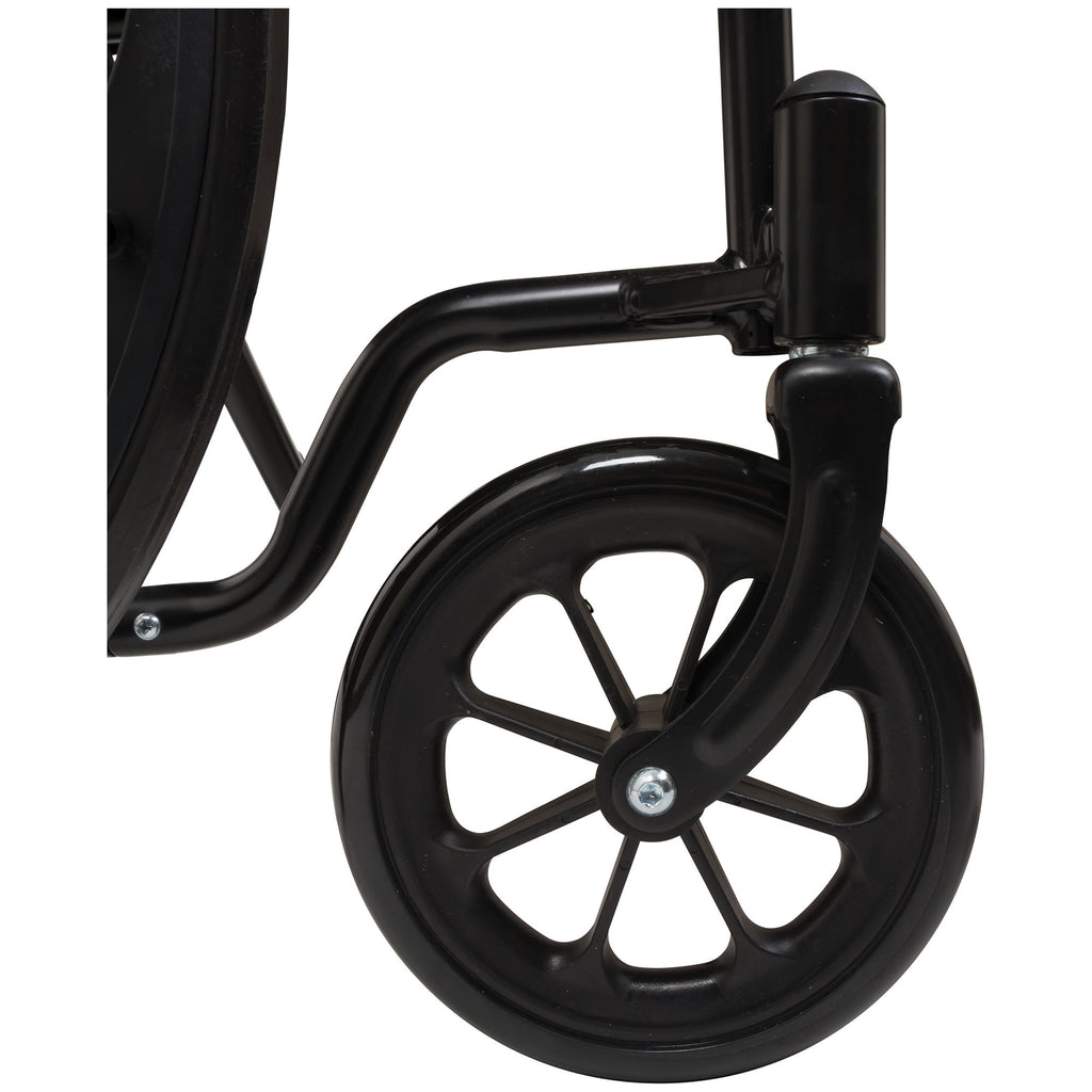 Compass Health ProBasics K1 Standard Wheelchair with Elevating Legrests – Reliable Support for Home Independence
